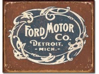 Enseigne Ford en métal / Logo Historique